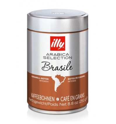 Zrnková káva Illy Monoarabica Brazil 250 g dóza