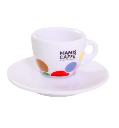 Mami's caffé šálek na espresso - barevný
